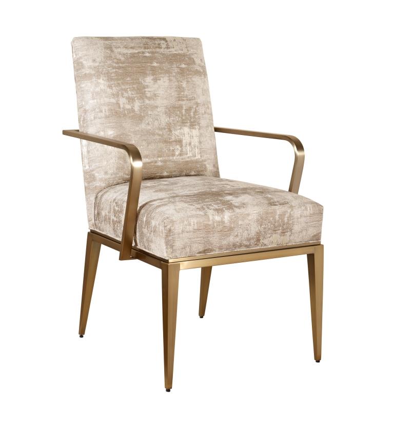 Richfield Antique Bronze Arm Chair - Designmaster Furniture